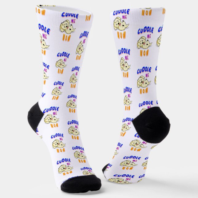 Jetzt knuddeln socken (Gewinkelt)