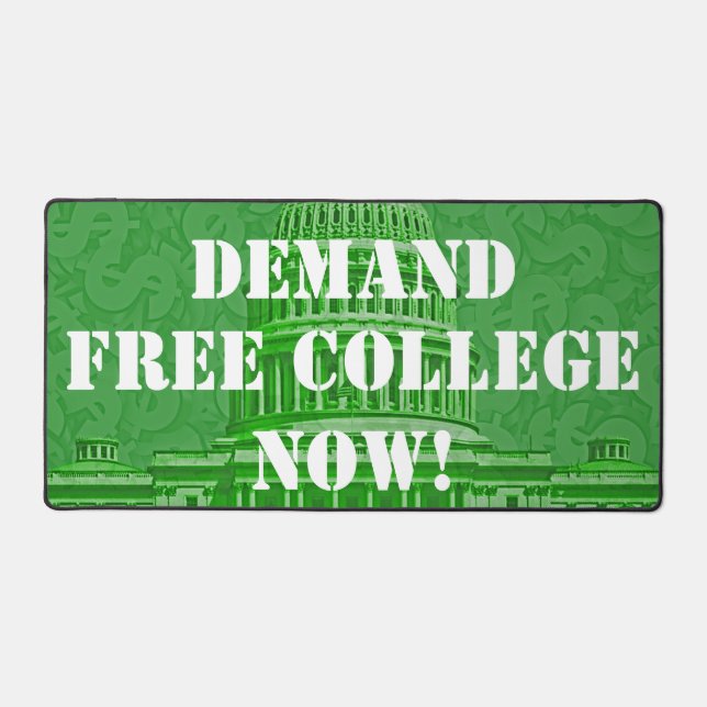 Jetzt kostenlose Uni verlangen Schreibtischunterlage (Vorderseite)