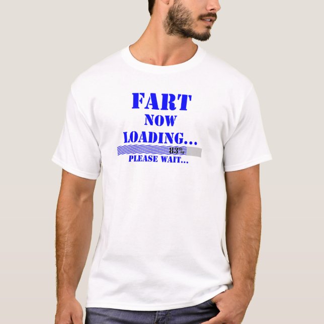 Jetzt laden bitte warten T-Shirt (Vorderseite)