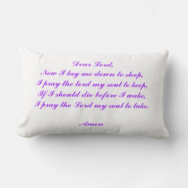 Jetzt lege ich mich niederwerfe, um zu schlafen lendenkissen (Vorderseite)