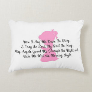 "Jetzt lehre ich mich hinunter zum Schlaf" AKZENT  Zierkissen