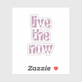 Jetzt live aufkleber