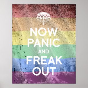JETZT PANIC UND FREAK OUT POSTER