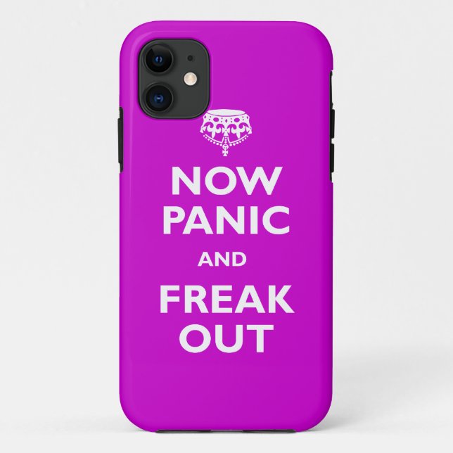 Jetzt Panik und Freak Out Case-Mate iPhone Hülle (Rückseite)