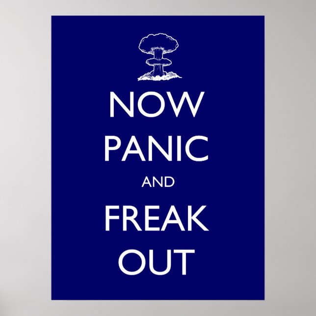 Jetzt Panik und Freak Out Poster (Vorne)