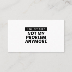 JETZT RETIRED VISITENKARTE