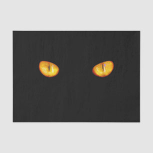 Jetzt sieht er dich schwarze Katze Seidenpapier