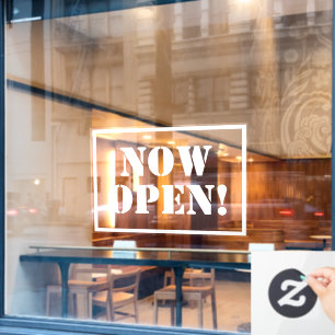 Jetzt "Signieren"-Fensterklammern öffnen Fensteraufkleber