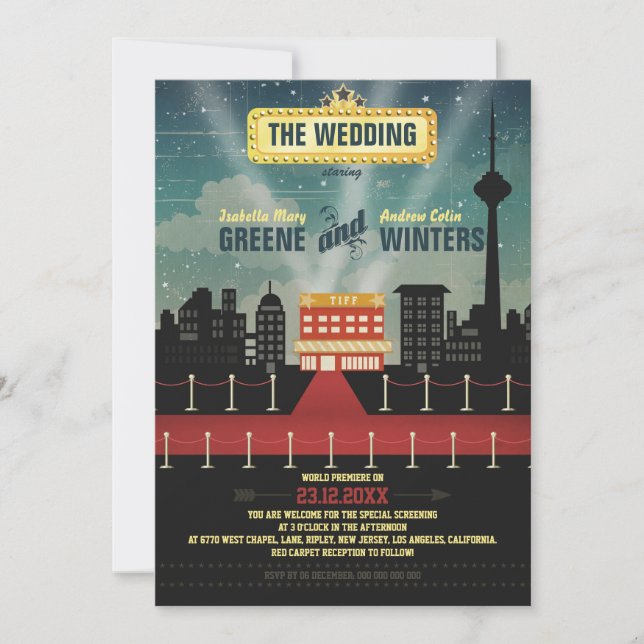 Jetzt spielen - Toronto-Version Einladung (Vorderseite)