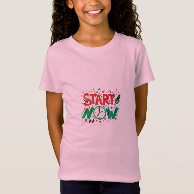 Jetzt starten T-Shirt (Vorderseite)
