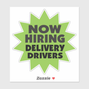 Jetzt Sternexplosion-Aufkleber für Zustelltreiber  Aufkleber