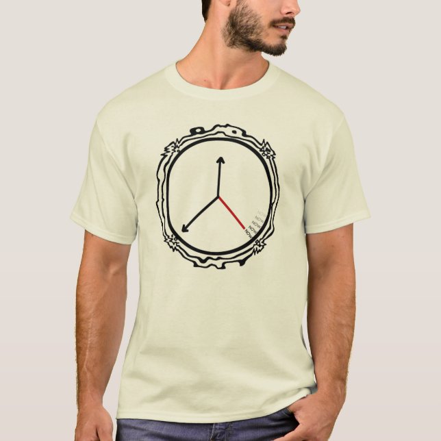 Jetzt Uhr T-Shirt (Vorderseite)