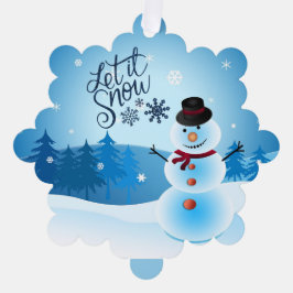 Jetzt Unterschrift und Gruß hinzufügen Ornament Karte