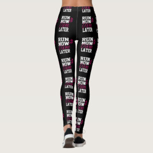 Jetzt Wein später ausführen Leggings