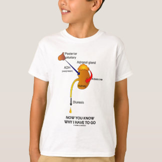 Jetzt wissen Sie, warum ich gehen muss (Diuresis) T-Shirt