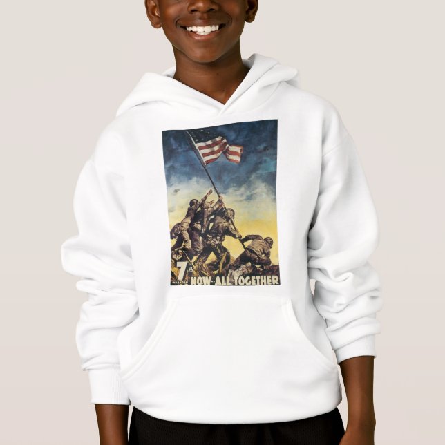 Jetzt zusammen den 2. Weltkrieg Hoodie (Vorderseite)