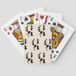Jeu de Cartes "Abstrait Dual Face" Spielkarten