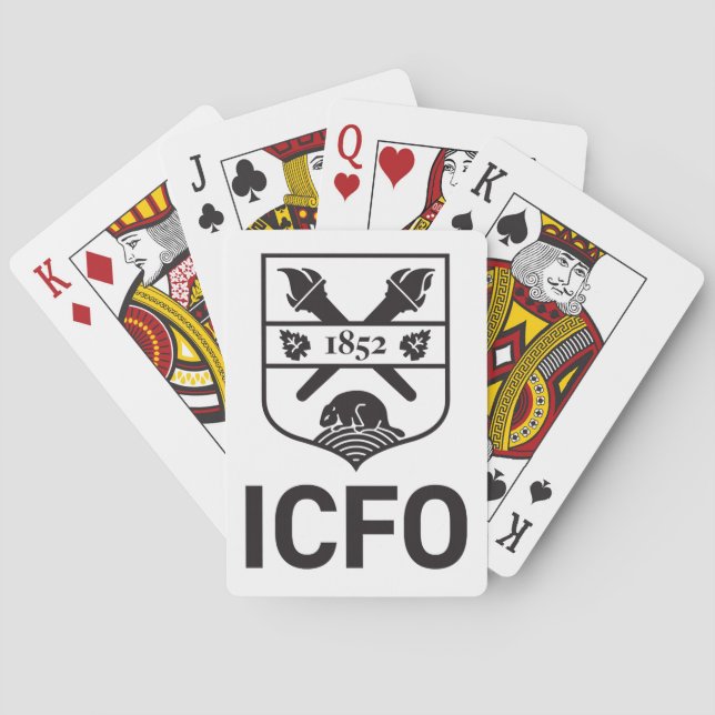 Jeu de cartes de l'ICFO Spielkarten (Rückseite)