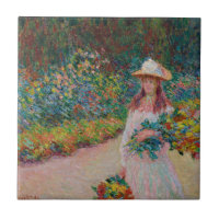 Jeune fille dans le jardin de Giverny, 1888