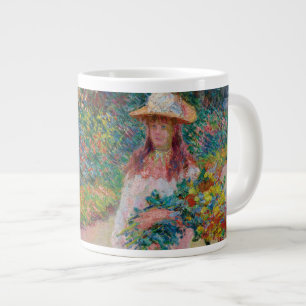 Jeune fille dans le jardin de Giverny, 1888 Jumbo-Tasse