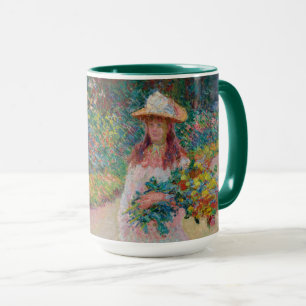 Jeune Fille Dans le Jardin de Giverny, 1888 Tasse