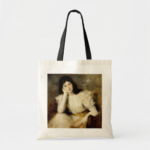 Jeune Fille Reveuse, Portrait de Berthi Capel Tragetasche