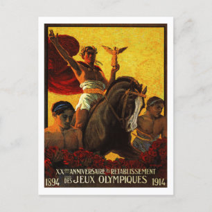 Jeux Olympiques Postkarte