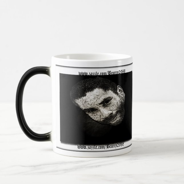 Jevoni- verwandelnde Tasse. Ändert Farbe, wenn Sie Verwandlungstasse (Links)