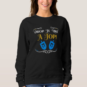 Jew Fun Dreidel Sprichwort Hanukkah Spinning Top T
