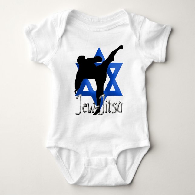 Jew Jitsu Baby Strampler (Vorderseite)