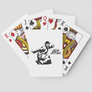 Jew Jitsu Deck of Cards   Jüdische Bar Mitzvah-Ges Spielkarten