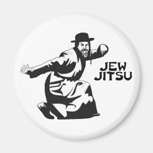 Jew Jitsu Magnet Jüdische Bar Mitzvah-Geschenke
