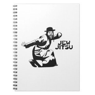 Jew Jitsu Notebook Jüdische Bar Mitzvah-Geschenk Notizblock
