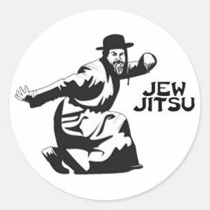 Jew Jitsu Sticker   Jüdische Bar Mitzvah-Geschenk