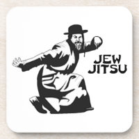 Jew Jitsu Untersetzer | Jüdische Bar Mitzvah-Gesch