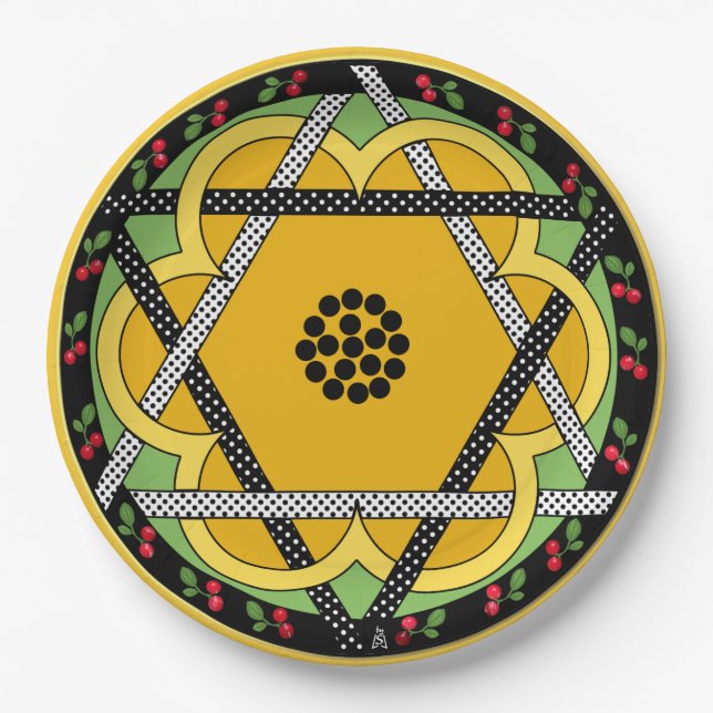 Jewcy Froop Pappteller (Vorderseite)