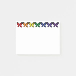 Jewel Butterflies Post-it Klebezettel