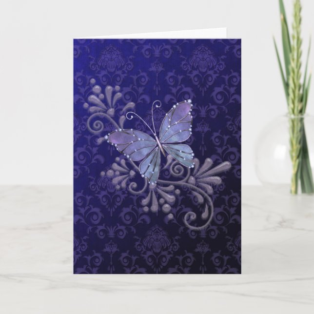 Jewel Butterfly Karte (Vorderseite)
