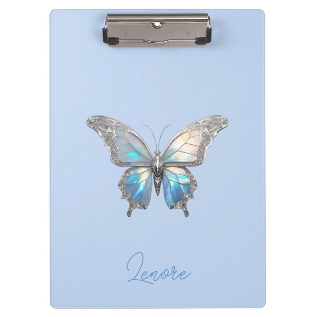 Jewel Butterfly Opal und Silver Klemmbrett (Vorderseite)