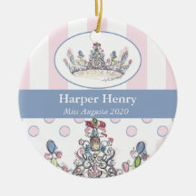 Jewel Crown Custom Ornament