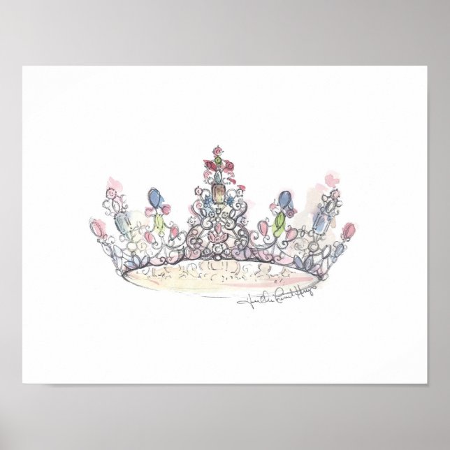 Jewel Crown von Heather French Henry Poster (Vorne)