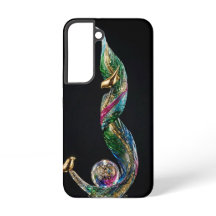 Jewel Galaxy Flame mit goldenen Vögeln Luxusgehäus