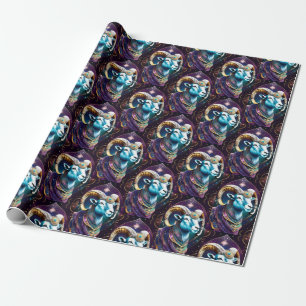 Jewel Galaxy Zodiac Aries Geschenkpapier