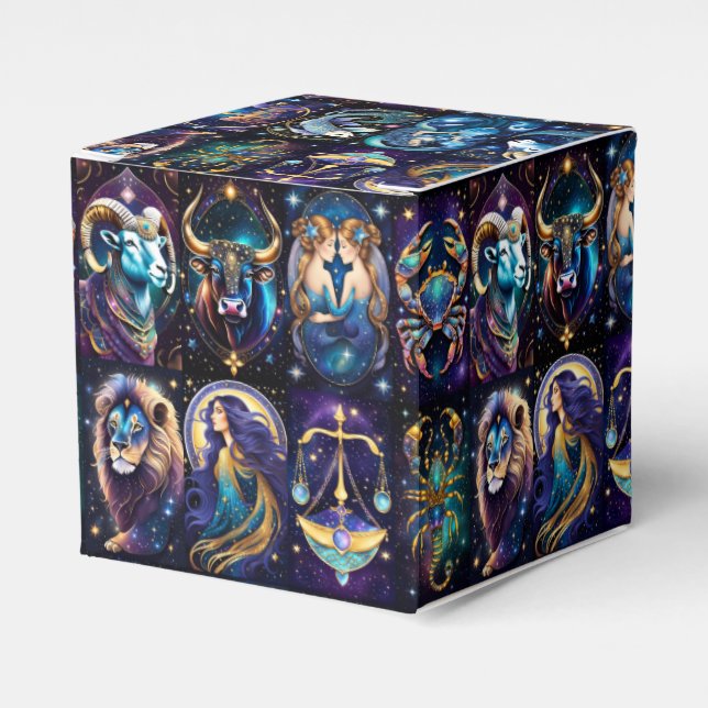 Jewel Galaxy Zodiac Cube Geschenkschachtel (Vorderseite)