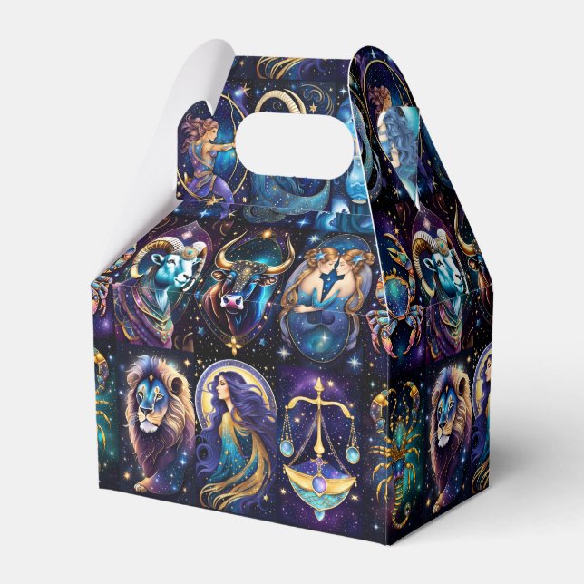 Jewel Galaxy Zodiac Gable Geschenkschachtel (Vorderseite)