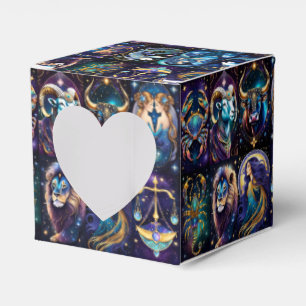 Jewel Galaxy Zodiac Heart Geschenkschachtel