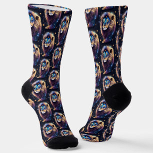 Jewel Galaxy Zodiac Leo Socken