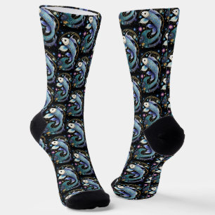 Jewel Galaxy Zodiac Pisces Socken