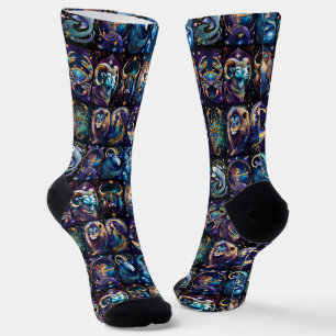 Jewel Galaxy Zodiac Socken