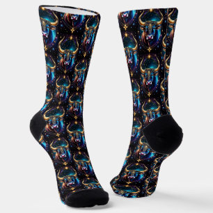 Jewel Galaxy Zodiac Taurus Socken